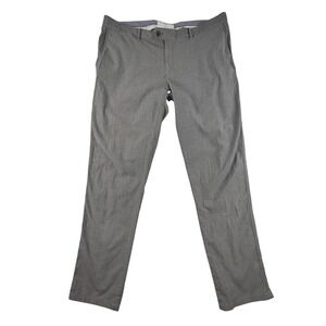 Brax‎ Felix Chino Pants Men 38x34 Gray Stretch Straight Regular Fit